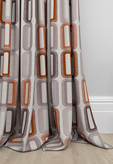 Soho, Terracotta - Made to Measure Curtains